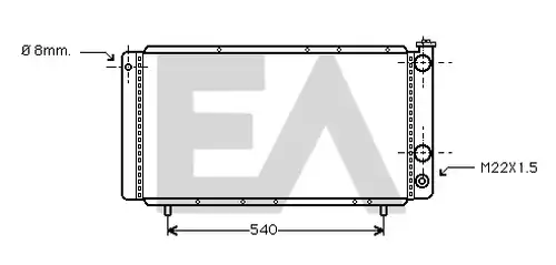 воден радиатор EACLIMA 31R60013