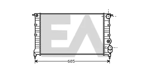 воден радиатор EACLIMA 31R60033