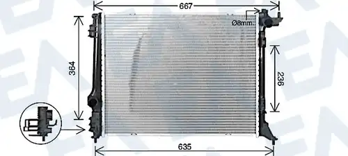 воден радиатор EACLIMA 31R60168