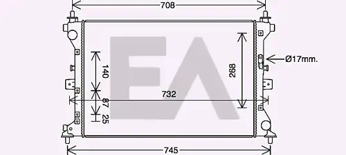 воден радиатор EACLIMA 31R69067