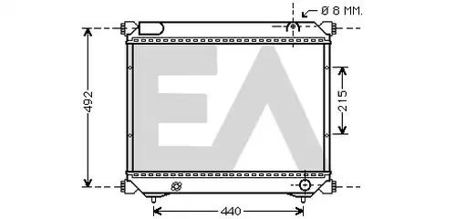 воден радиатор EACLIMA 31R69079