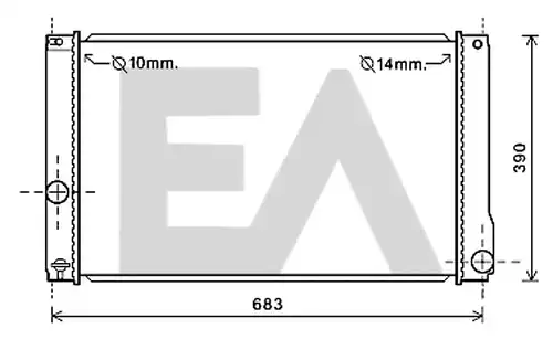 воден радиатор EACLIMA 31R71260