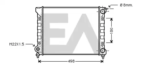 воден радиатор EACLIMA 31R77075