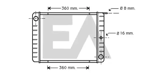 воден радиатор EACLIMA 31R78001