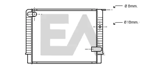 воден радиатор EACLIMA 31R78012