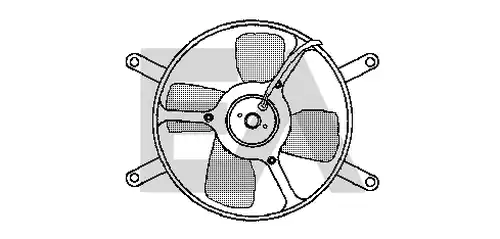 вентилатор, охлаждане на двигателя EACLIMA 33V25044