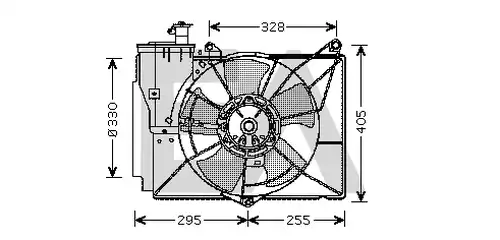 вентилатор, охлаждане на двигателя EACLIMA 33V71034