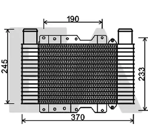 интеркулер (охладител за въздуха на турбината) EACLIMA 36A28003