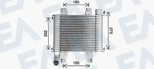 интеркулер (охладител за въздуха на турбината) EACLIMA 36A36011