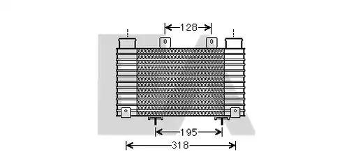 интеркулер (охладител за въздуха на турбината) EACLIMA 36A52006