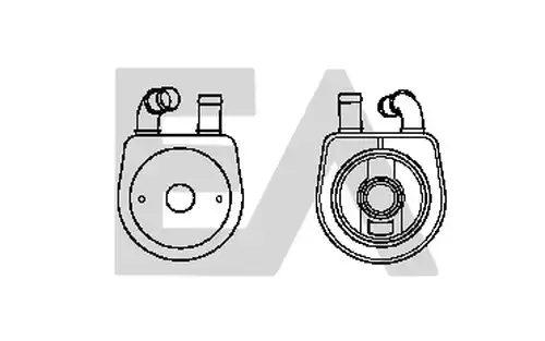 маслен радиатор, двигателно масло EACLIMA 37G10002