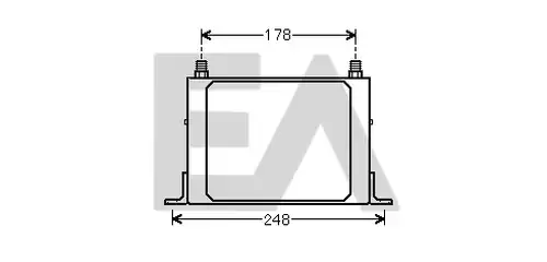 маслен радиатор, двигателно масло EACLIMA 37G25001