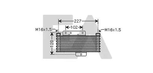 маслен радиатор, двигателно масло EACLIMA 37G28004