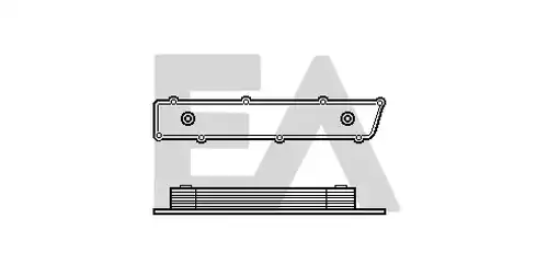 маслен радиатор, двигателно масло EACLIMA 37G54005
