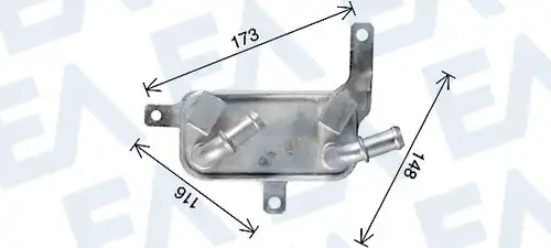 маслен радиатор, двигателно масло EACLIMA 37G54015