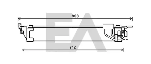 маслен радиатор, двигателно масло EACLIMA 37G60004