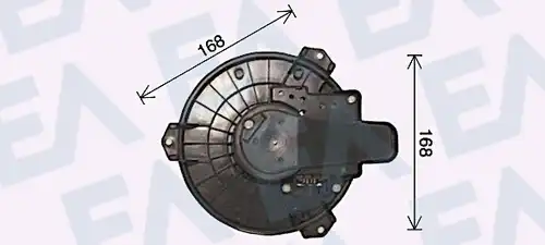 електромотор, вентилатор вътрешно пространство EACLIMA 42A71004
