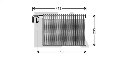 изпарител, климатична система EACLIMA 43B07003