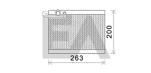изпарител, климатична система EACLIMA 43B55007
