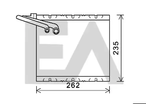 изпарител, климатична система EACLIMA 43B78009