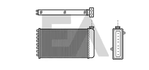 топлообменник, отопление на вътрешното пространство EACLIMA 45C05005