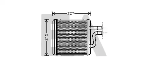 топлообменник, отопление на вътрешното пространство EACLIMA 45C20002