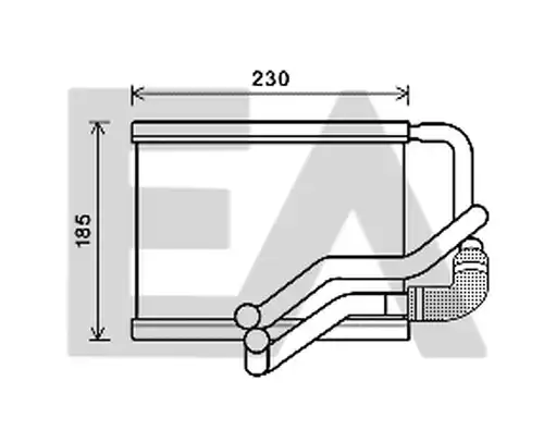 топлообменник, отопление на вътрешното пространство EACLIMA 45C28028