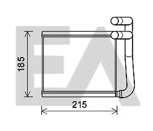 топлообменник, отопление на вътрешното пространство EACLIMA 45C28033
