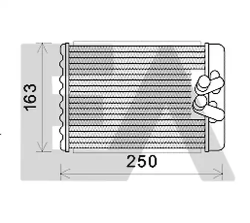 топлообменник, отопление на вътрешното пространство EACLIMA 45C28038