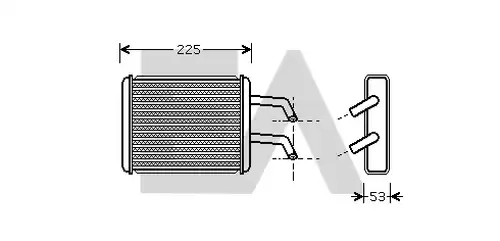 топлообменник, отопление на вътрешното пространство EACLIMA 45C36017