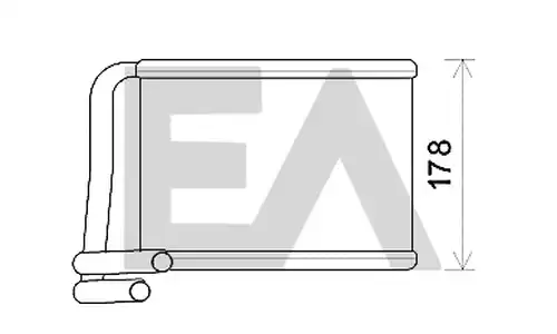 топлообменник, отопление на вътрешното пространство EACLIMA 45C36027