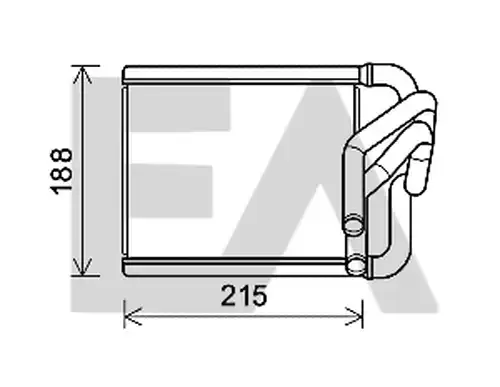 топлообменник, отопление на вътрешното пространство EACLIMA 45C36030