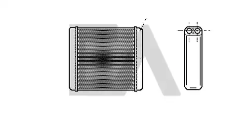 топлообменник, отопление на вътрешното пространство EACLIMA 45C54017