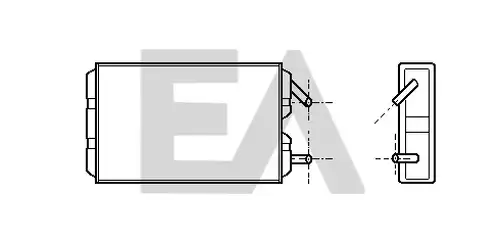 топлообменник, отопление на вътрешното пространство EACLIMA 45C78002
