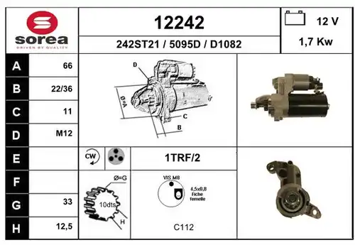 стартер EAI 12242