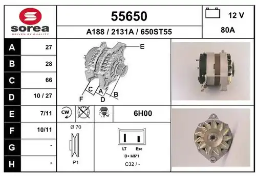 генератор EAI 55650