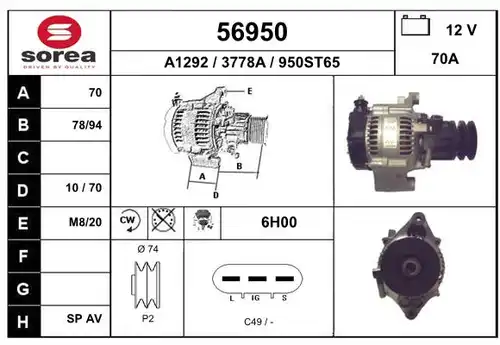 генератор EAI 56950