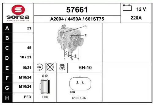 генератор EAI 57661