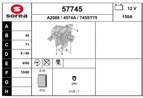 генератор EAI 57745