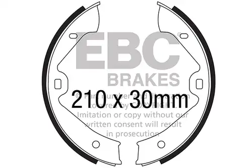 комплект спирачна челюст EBC Brakes 6701