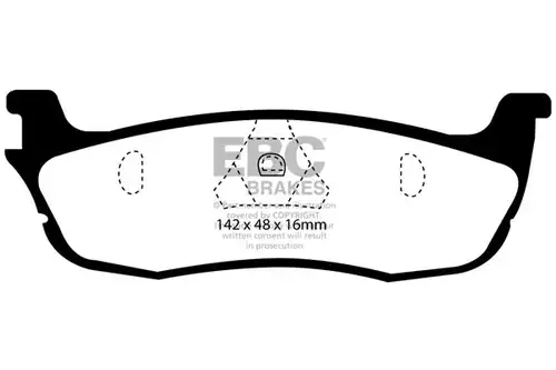 накладки EBC Brakes DP1601