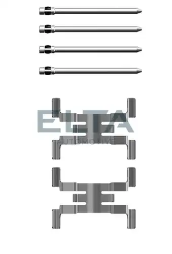 комплект принадлежности, дискови накладки ELTA AUTOMOTIVE EA8950