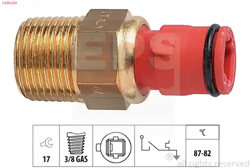 термошалтер, вентилатор на радиатора EPS 1.850.259