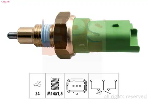 включвател, светлини за движение на заден ход EPS 1.860.245