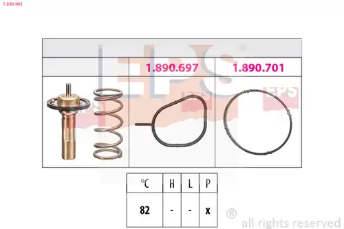 термостат, охладителна течност EPS 1.880.961