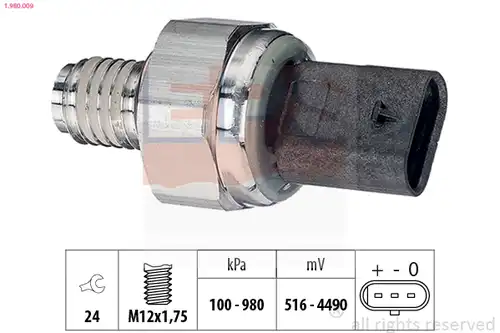 датчик, налягане на маслото EPS 1.980.009