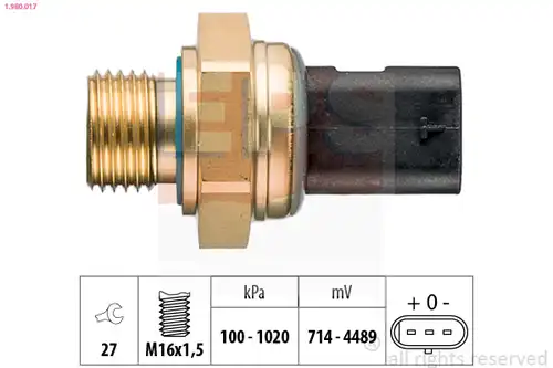 датчик, налягане на маслото EPS 1.980.017