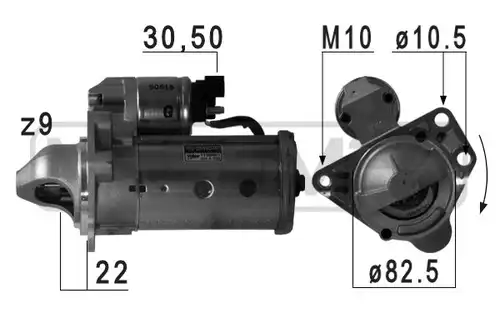 стартер ERA 220712A