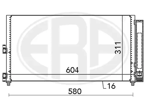 кондензатор, климатизация ERA 667000