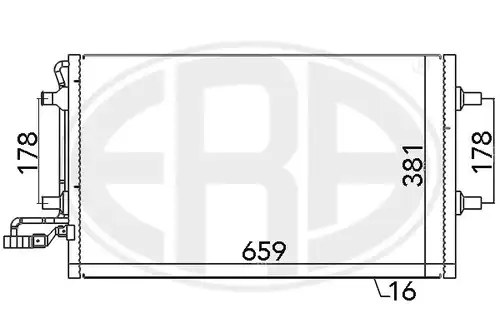 кондензатор, климатизация ERA 667027